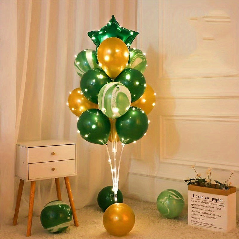 14pcs Table Balloons Scene Decorations Mother's Party Supplies