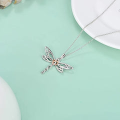 Dragonfly Necklace To My Granddaughter Gift Box Included