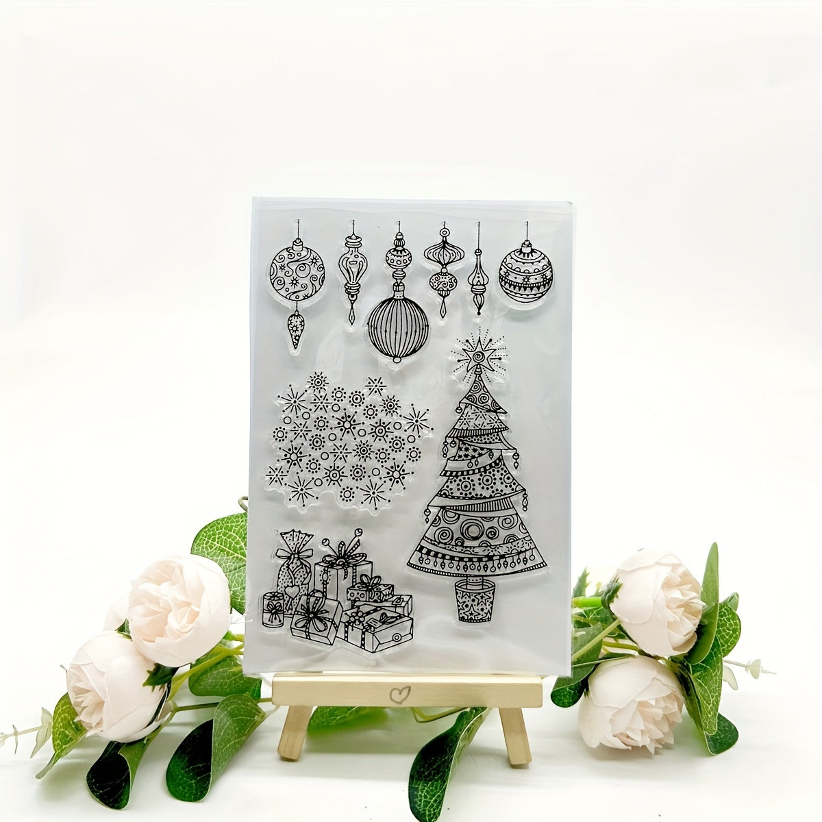 Christmas Tree Stamp Painting Tool Scrapbooking Decoration Silicone