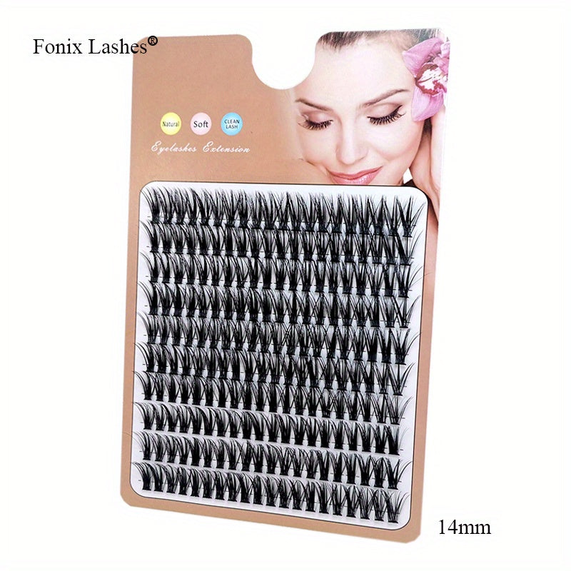 40D Lash Clusters 0.07D 200 Clusters False Eyelashes DIY Extensions
