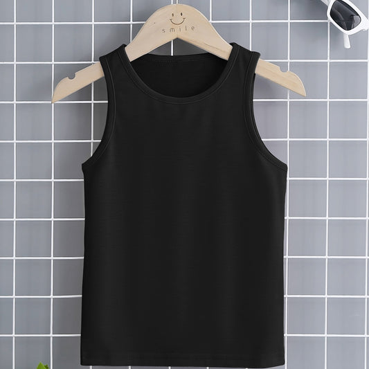 Girl's Stretchy Tank Top Soft Undershirt