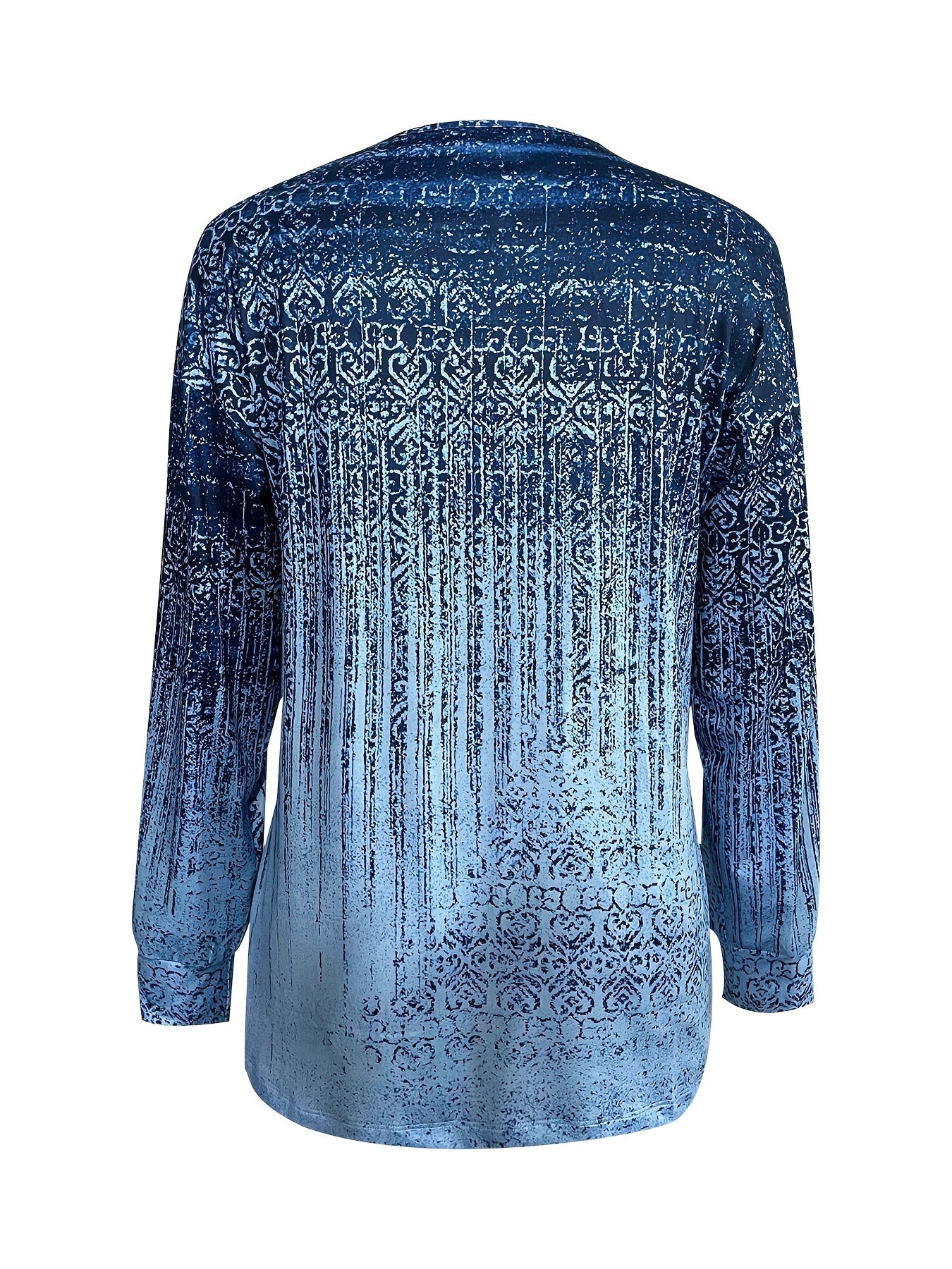 Graphic Print Half Zip Sweatshirt Casual Long Sleeve Sweatshirt