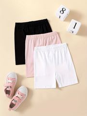 Toddler Girls Elastic Waist Safety Shorts Leggings Under Skirt Dress