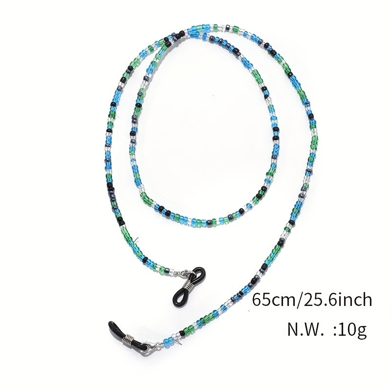 Boho Beaded Glasses Chain Anti Slip Lanyard Strap