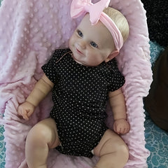 19 Inch Reborn Dolls Hand Painted Newborn Size Soft Vinyl Doll