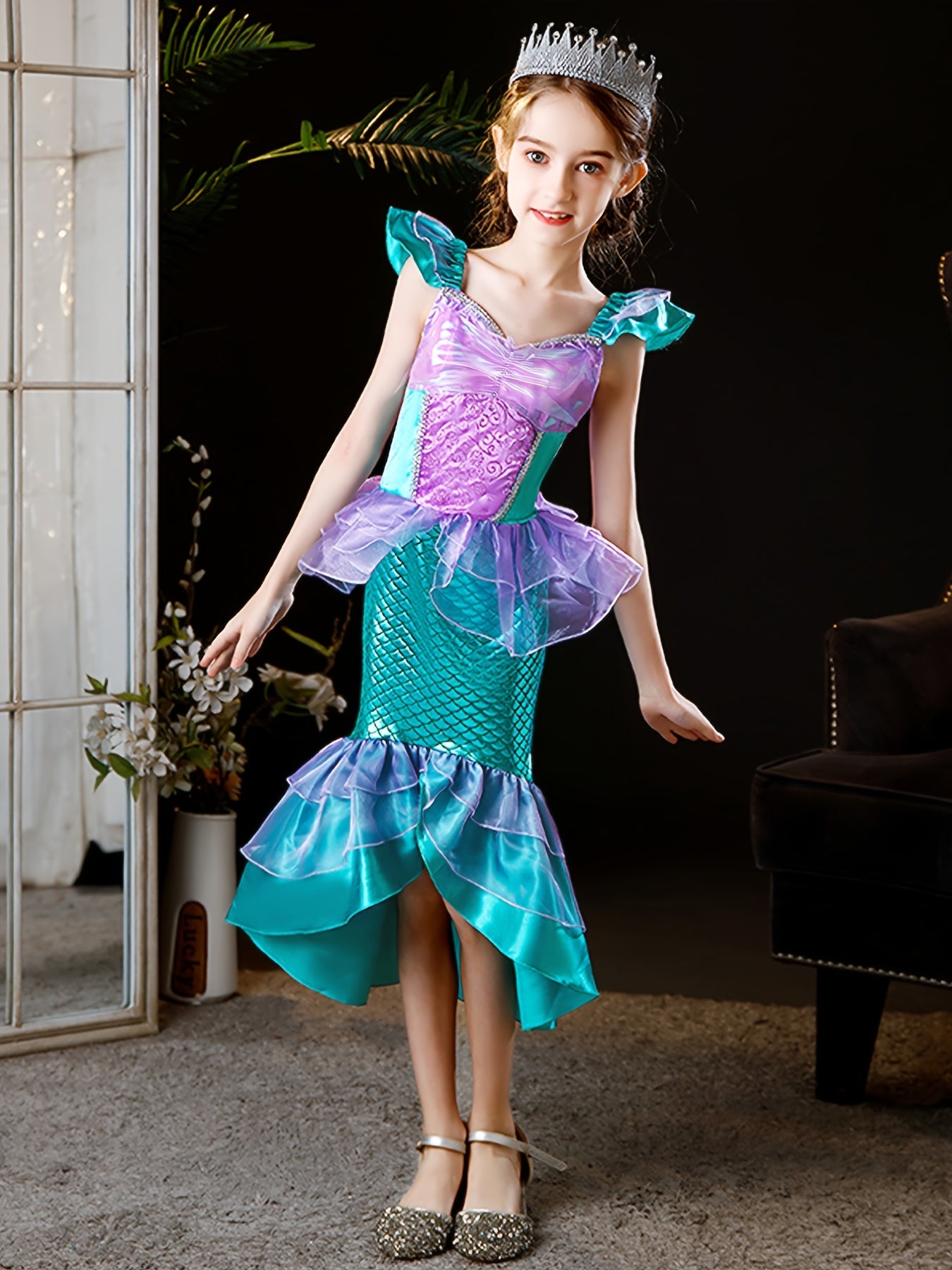 Toddler Mermaid Princess Costume Dress Up