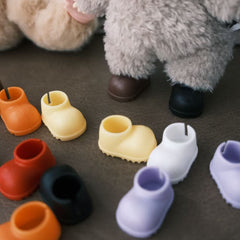 6 Pairs Mini Doll Shoes - Stylish Accessories with Anti Slip Styles
