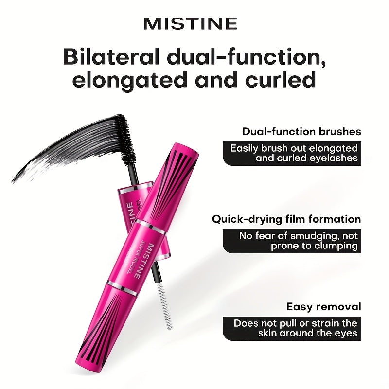4D Washable Mascara Silk Fiber Brush Lengthening Volume Formula
