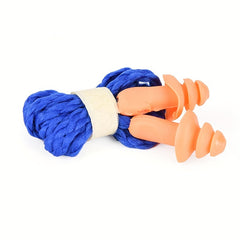 10pcs Silicone Ear Plugs Hearing Protection with Cord