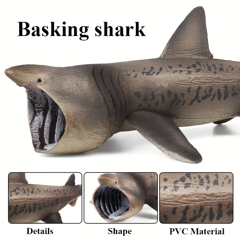 Basking Shark Figurine Plastic Model Fun Toy For Kids