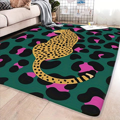 Leopard Anti Slip Area Rug - Wild Touch for Home Decor