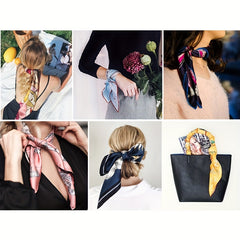 French Style Twilly Scarf Long Ribbon Neckerchief
