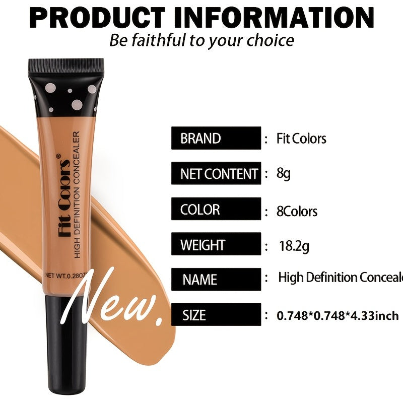 Tube Concealer Liquid Foundation Covers Dark Circles & Acne Spots