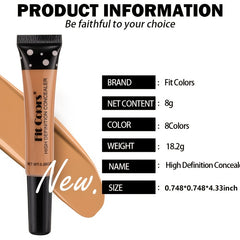 Tube Concealer Liquid Foundation Covers Dark Circles & Acne Spots