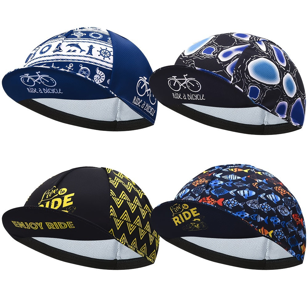 Retro Cycling Caps Under Helmet Bike Cap Hat For Bicycle Running Ridding
