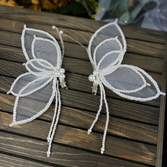 Butterfly Hair Clips Non-Slip Duck Billed Clip Wedding Headwear