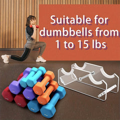 Acrylic Dumbbell Stand Fitness Equipment Small Dumbbell Storage Rack