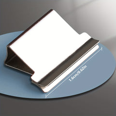Transparent Push Clips Set with 8 Clips, Bookbinding Clips - 11.48x2.49 cm