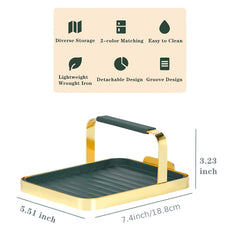 2 in 1 Iron Utensil Rest for Stove Top Spoon Rest