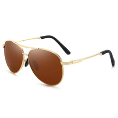 Men's Polka Dot Sunglasses UV400 Protection Metal Frame