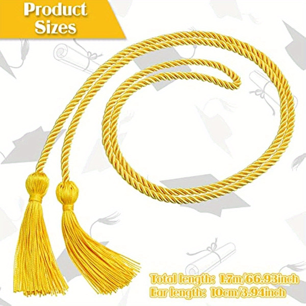 Graduation Cords Bulk Tassel Honor Cords Handfasting Cord Braided Polyester Yarn
