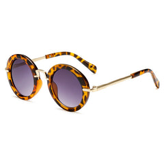 Girls Round Frame Sunglasses UV Protection for Outdoor Activities