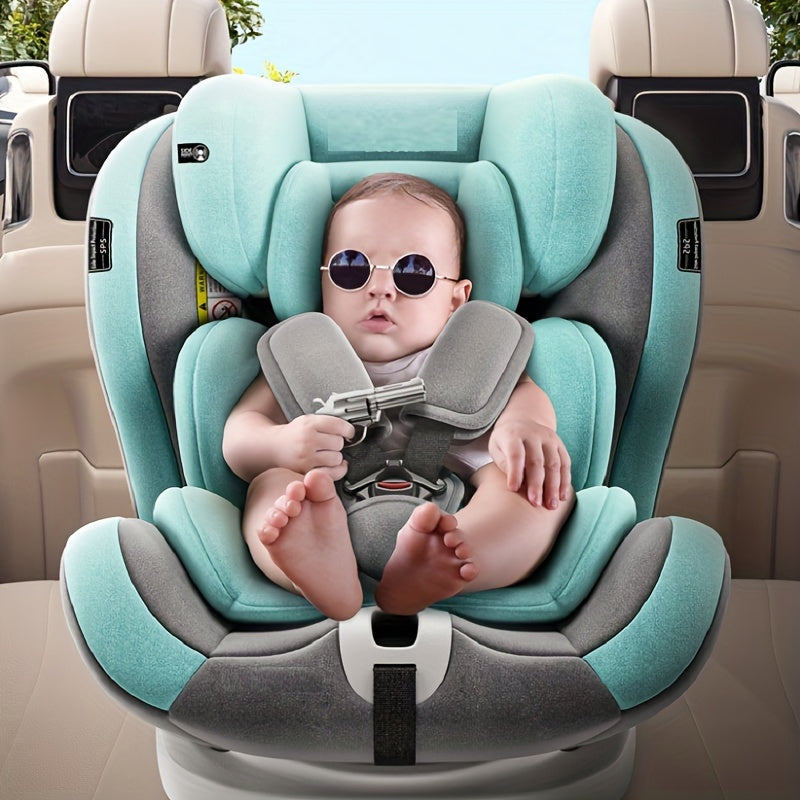 360 Rotating Baby Car Seat & Portable for Child Safety