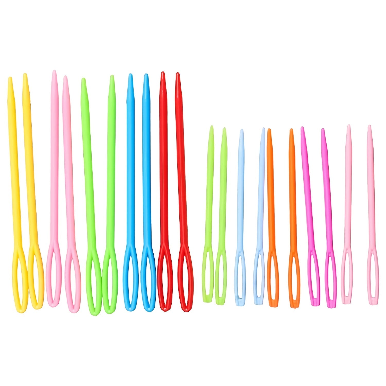 20pcs Plastic Knitting Needles DIY Materials Knitting Needles