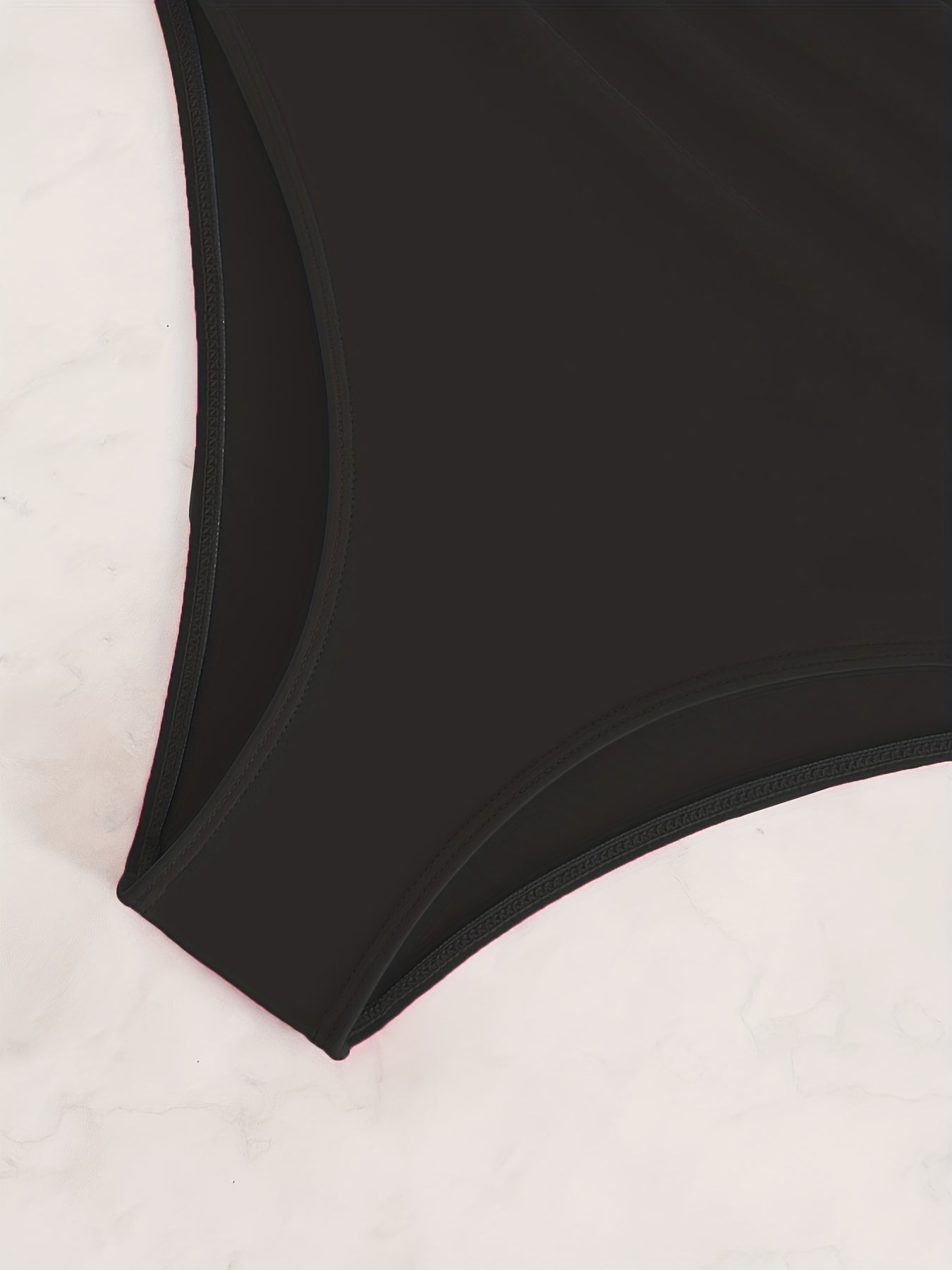 Ruched High Waist Bikini Panty High Rise Beach Bottom