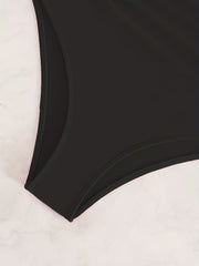 Ruched High Waist Bikini Panty High Rise Beach Bottom