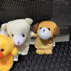 10pcs Plush Animal Finger Puppets Set Double Layer Foot Hand Doll Story Helper