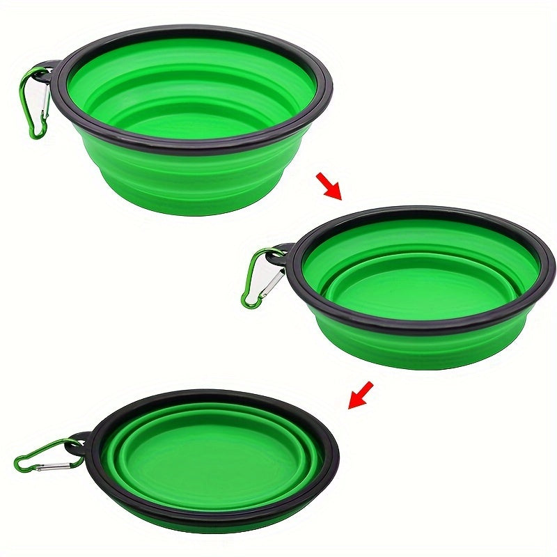 Outdoor Folding Bowl Car Folding Bowl Slow Food Bowl Portable Water Cup Pet