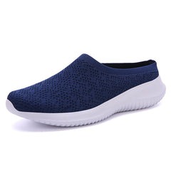Women's Knitted Walking Mules Shoes Lightweight Non slip Shoes