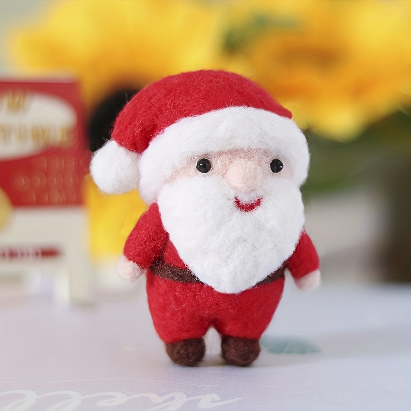 Santa Claus Needle Felting Starter Kit DIY Wool Supplies