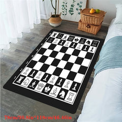 Large Chessboard Carpet Indoor Non Slip Floor Mat