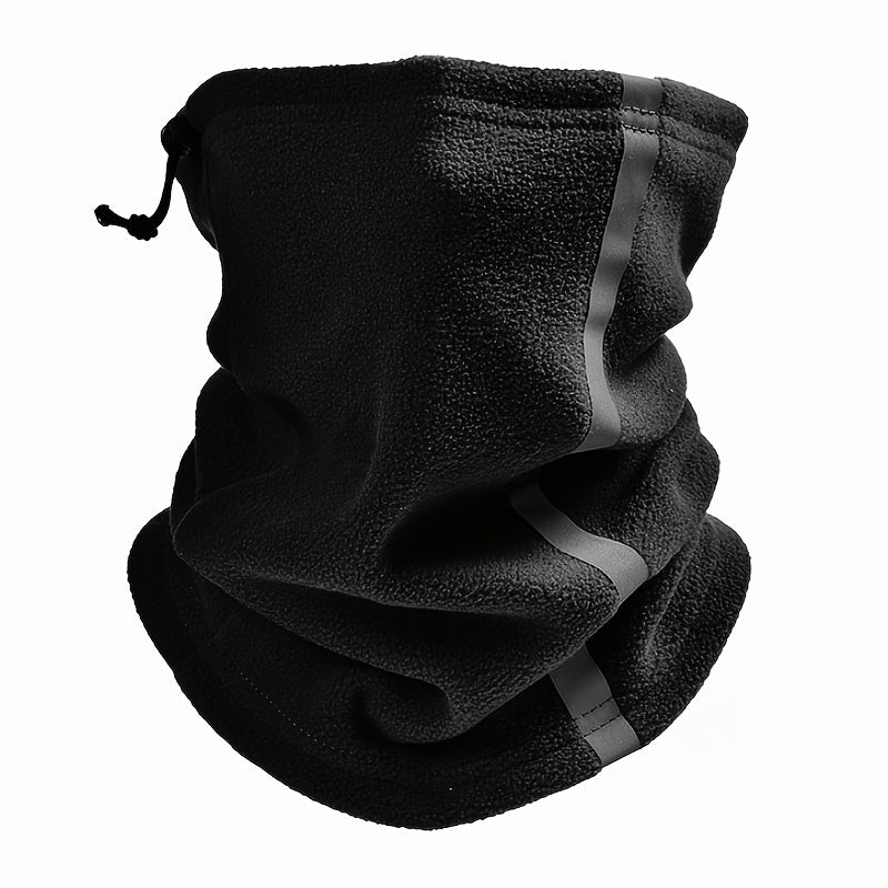 Winter Fleece Overalls Night Riding Mask Reflective Strip Neck Protector