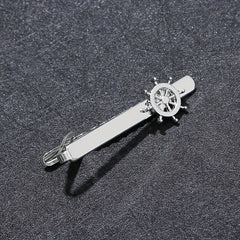 Nautical Boat Rudder Tie Clip for Men