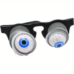 Halloween Funny Spring Glasses Prank Toy