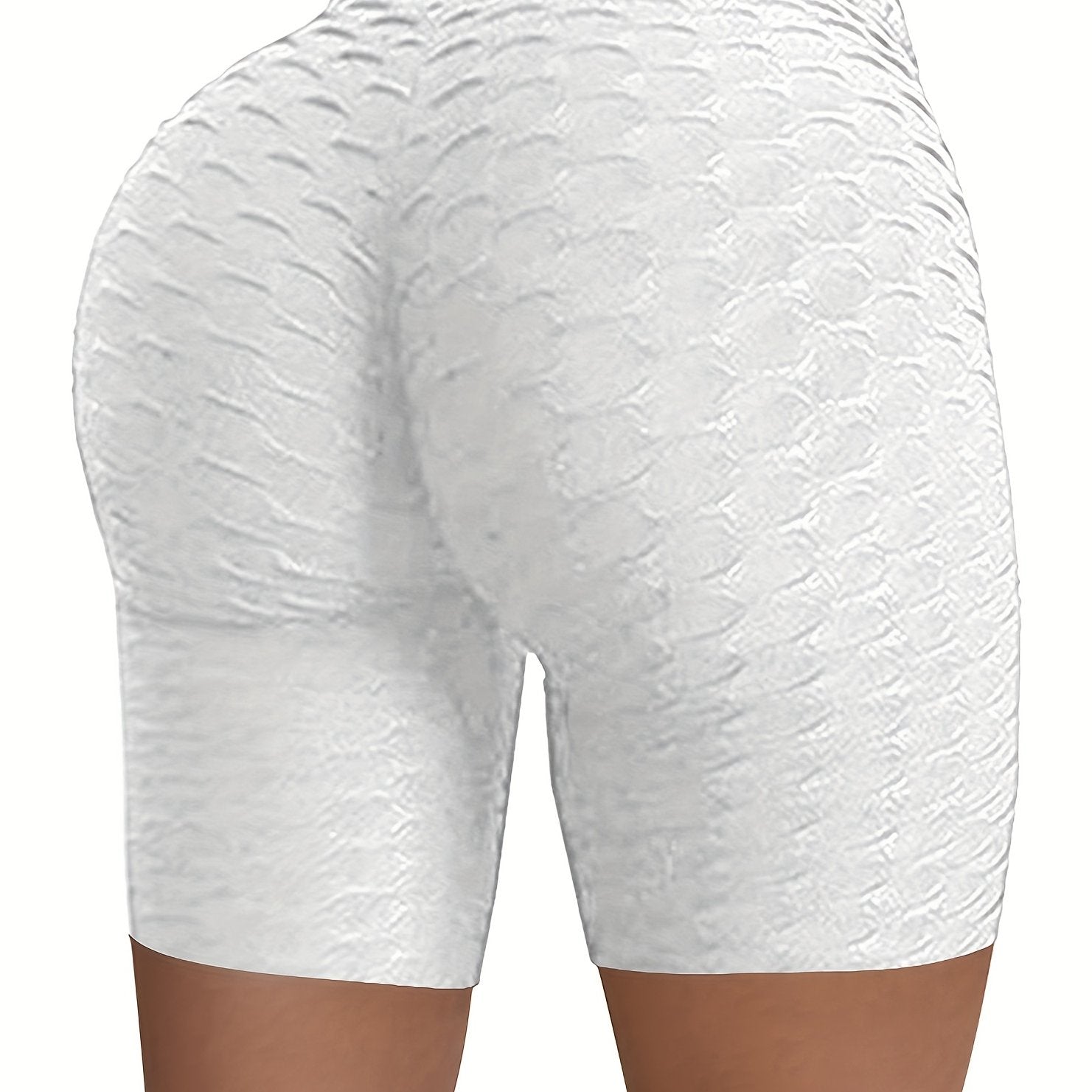 Y2K Solid Skinny Shorts Lifting High Waist Yoga Shorts