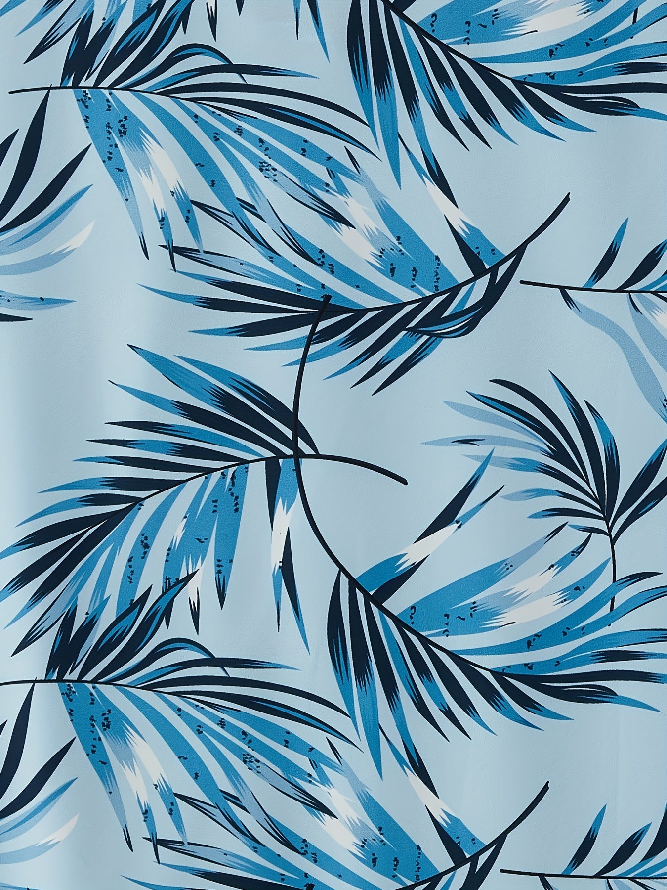 Hawaii Leaf Print Casual Shirt for Men