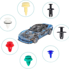 925pcs Car Bumper Retainer Clips Plastic Rivets Fasteners Set