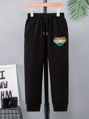 Gamepad Print Boys Active Sweatpants Jogger Sports Pants