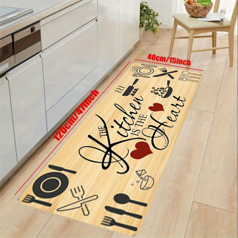 Anti Fatigue Kitchen Mat Anti Slip Hallway Polyester Carpet