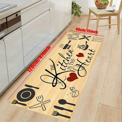 Anti Fatigue Kitchen Mat Anti Slip Hallway Polyester Carpet