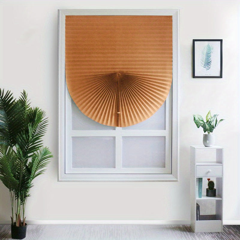 Nonwoven Pleated Curtain Shade Kitchen Bedroom 1pc