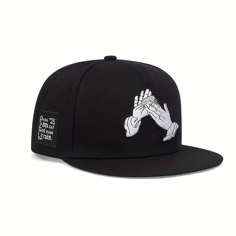 Adjustable Hands Print Baseball Cap for Outdoor Sport