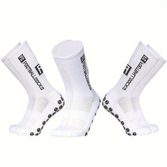 Men's Football Socks Non slip Sports Socks Crew Socks With Gripper
