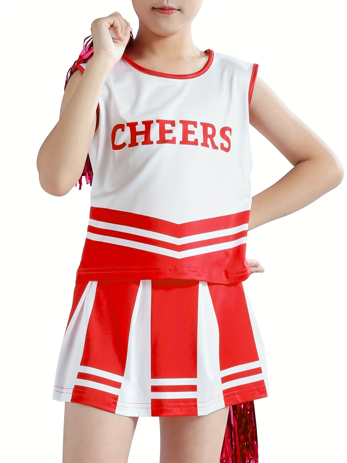 Girls Cheerleading Outfits Set for Spirit Week Sports Gift