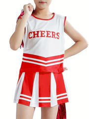 Girls Cheerleading Outfits Set for Spirit Week Sports Gift