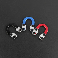 Red Metal D Loop Release Bow String Nock Ring Buckle